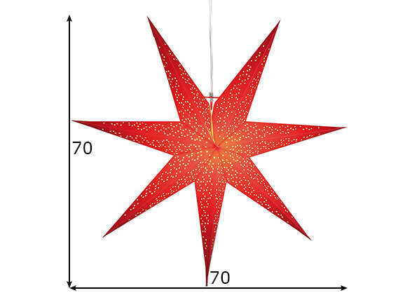 Joulukoristetähti DOT 70 cm hinta ja tiedot | Joulukoristeet | hobbyhall.fi