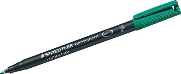 Marker Staedtler Lumocolor, vihreä, 10 kpl. ST318-5 hinta ja tiedot | Toimistotarvikkeet | hobbyhall.fi