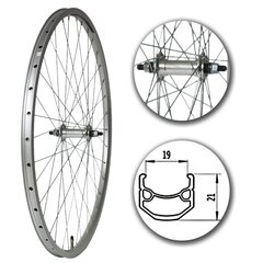 28" etupyörä polkupyörään, hopea, MDR hinta ja tiedot | Muut polkupyörän varaosat | hobbyhall.fi