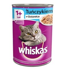 Whiskas Adult täysravinto tonnikalalla ja vihanneksilla + tonnikalasäilykkeet, 14kg/24x400g hinta ja tiedot | Kissan kuivaruoka | hobbyhall.fi