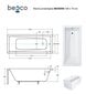 Kylpyamme Besco Modern paneeleilla, 160x70 cm hinta ja tiedot | Kylpyammeet | hobbyhall.fi