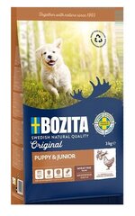 Bozita Original Puppy & Junior penturuoka kanalla, 3 kg hinta ja tiedot | Koiran kuivaruoka | hobbyhall.fi