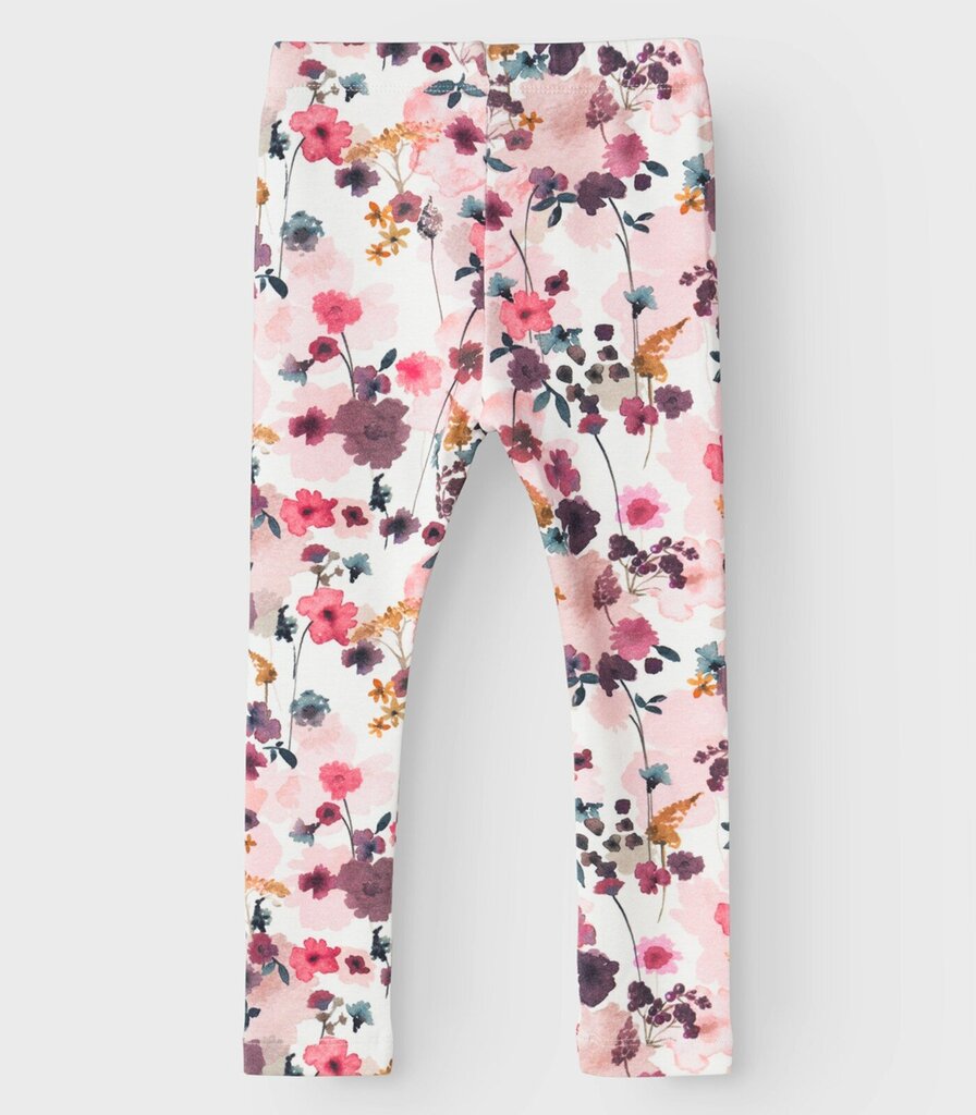 Name It lasten leggingsit 13232130*02, valkoinen/pinkki hinta ja tiedot | Tyttöjen leggingsit ja housut | hobbyhall.fi