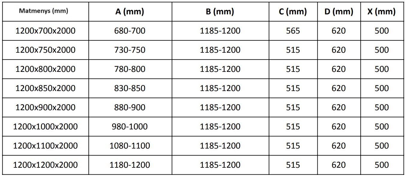 Suihkukaappi Mexen Velar Chrome, 120x100 cm hinta ja tiedot | Suihkukaapit ja suihkunurkat | hobbyhall.fi