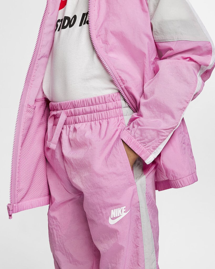 Nike Urheiluasu B Nsw Woven Track Suit Pink hinta ja tiedot | Tyttöjen kokoasut ja setit | hobbyhall.fi