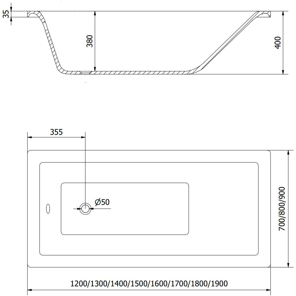 Kylpyamme Mexen Cubik paneeleilla, 130x70 cm hinta ja tiedot | Kylpyammeet | hobbyhall.fi