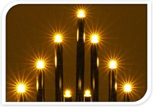 Joulun kynttelikkö LED-valoilla hinta ja tiedot | Joulukoristeet | hobbyhall.fi