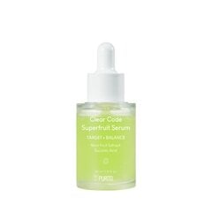 PURITO - Clear Code Superfruit -seerumi, 30ml hinta ja tiedot | Kasvoöljyt ja seerumit | hobbyhall.fi