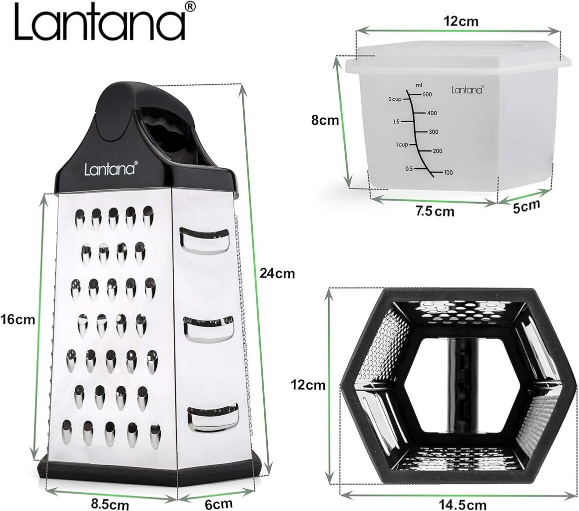 Lantana - 6-lehtinen käden Tarka säiliön kanssa hinta ja tiedot | Keittiövälineet | hobbyhall.fi