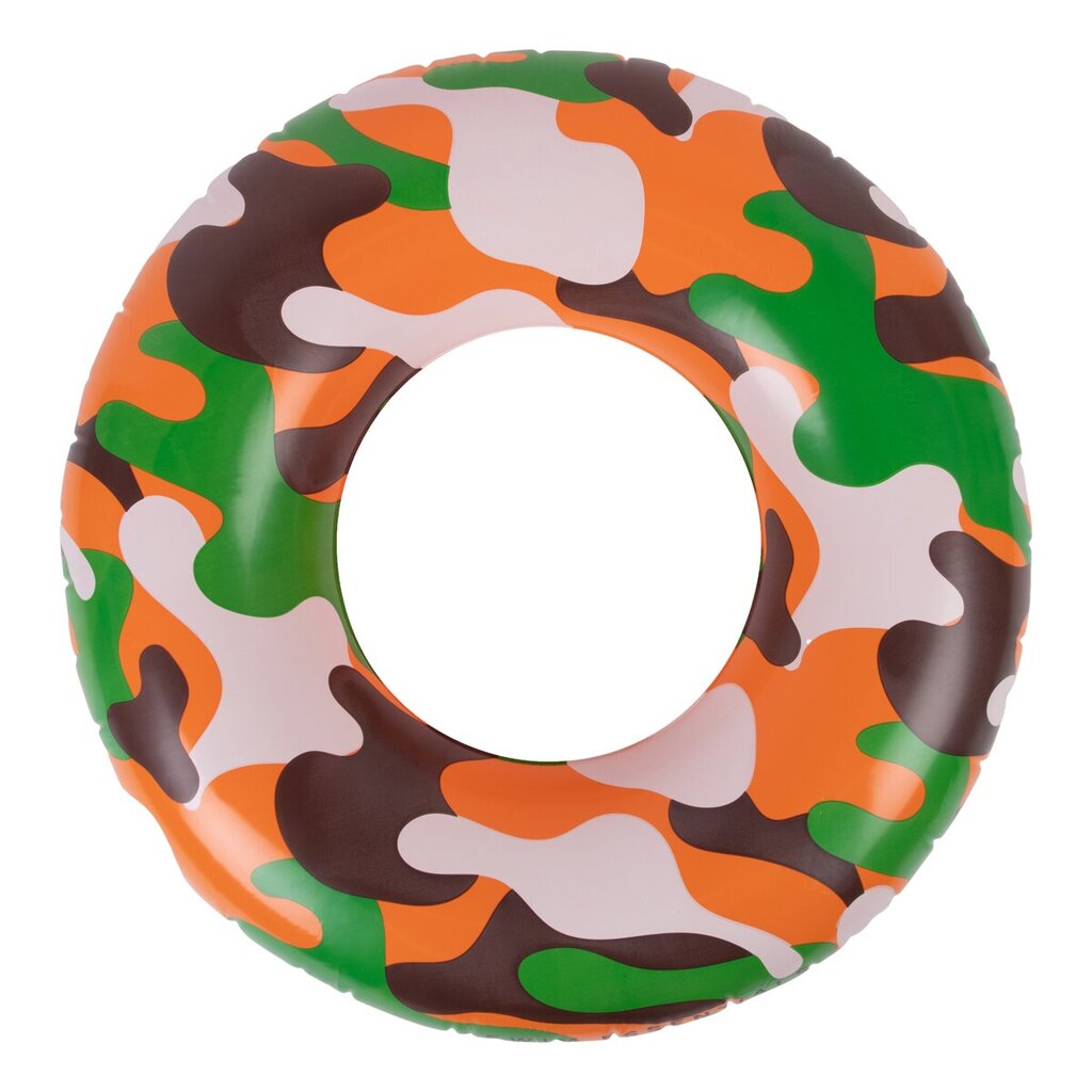 Swim Essentials Camouflage puhallettava pyörä, 90 cm hinta ja tiedot | Puhallettavat vesilelut ja uima-asusteet | hobbyhall.fi