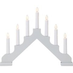 Puinen kynttilänjalka harmaa 21W 37,5x30cm Ada 286-19-1 hinta ja tiedot | Joulukoristeet | hobbyhall.fi