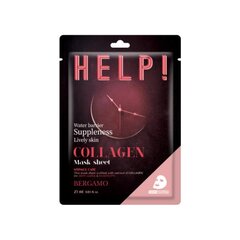 BERGAMO Apua! Kollageeninaamio 25 ml- Elastinen naamio, jossa on kollageenia BERGAMO HELP! hinta ja tiedot | Kasvonaamiot ja silmänalusaamiot | hobbyhall.fi