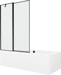 Kylpyamme Mexen Cube paneeleilla ja lasiseinällä, 170x80 cm + 120 cm hinta ja tiedot | Kylpyammeet | hobbyhall.fi