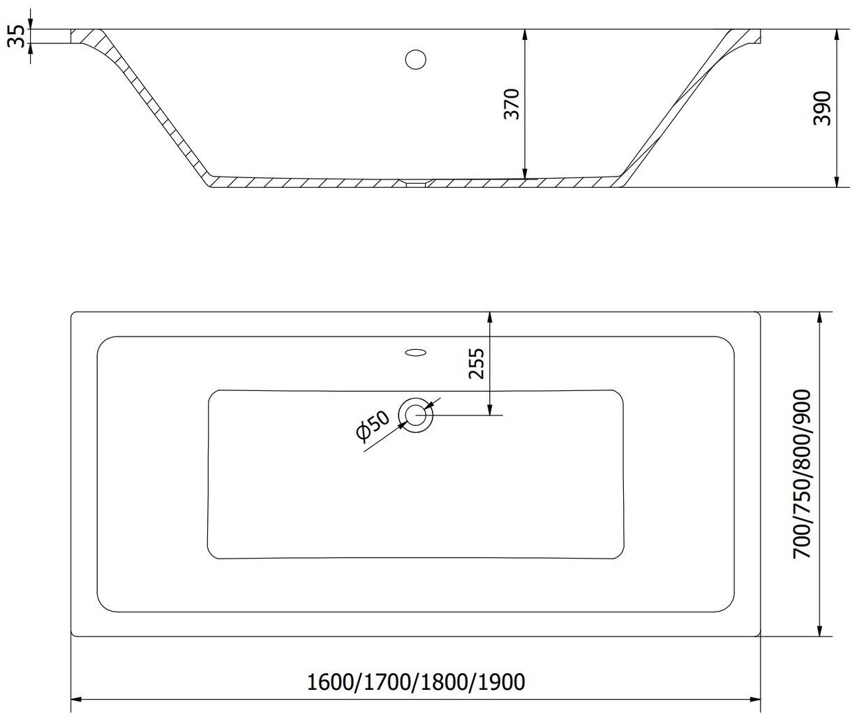 Kylpyamme Mexen Cube paneeleilla ja lasiseinällä, 180x80 cm + 80 cm (II) hinta ja tiedot | Kylpyammeet | hobbyhall.fi