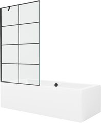 Kylpyamme Mexen Cube paneeleilla ja lasiseinällä, 180x80 cm + 100 cm hinta ja tiedot | Kylpyammeet | hobbyhall.fi