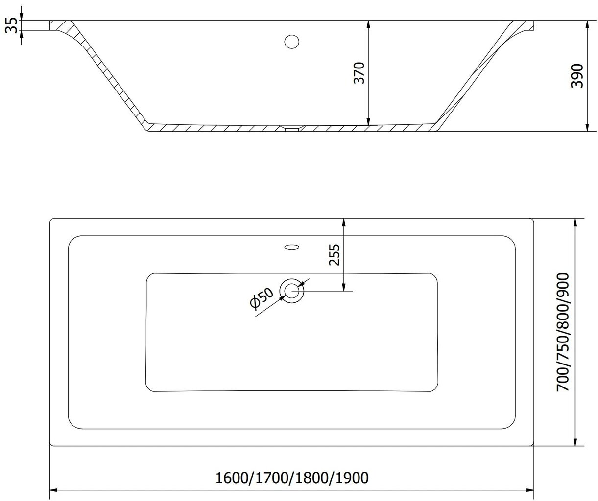 Kylpyamme Mexen Cube paneeleilla ja lasiseinällä, 180x80 cm + 60 cm hinta ja tiedot | Kylpyammeet | hobbyhall.fi