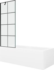 Mexen Cubik kylpyamme viimeistelyllä ja lasiseinällä, 150x70 cm + 70 cm hinta ja tiedot | Kylpyammeet | hobbyhall.fi