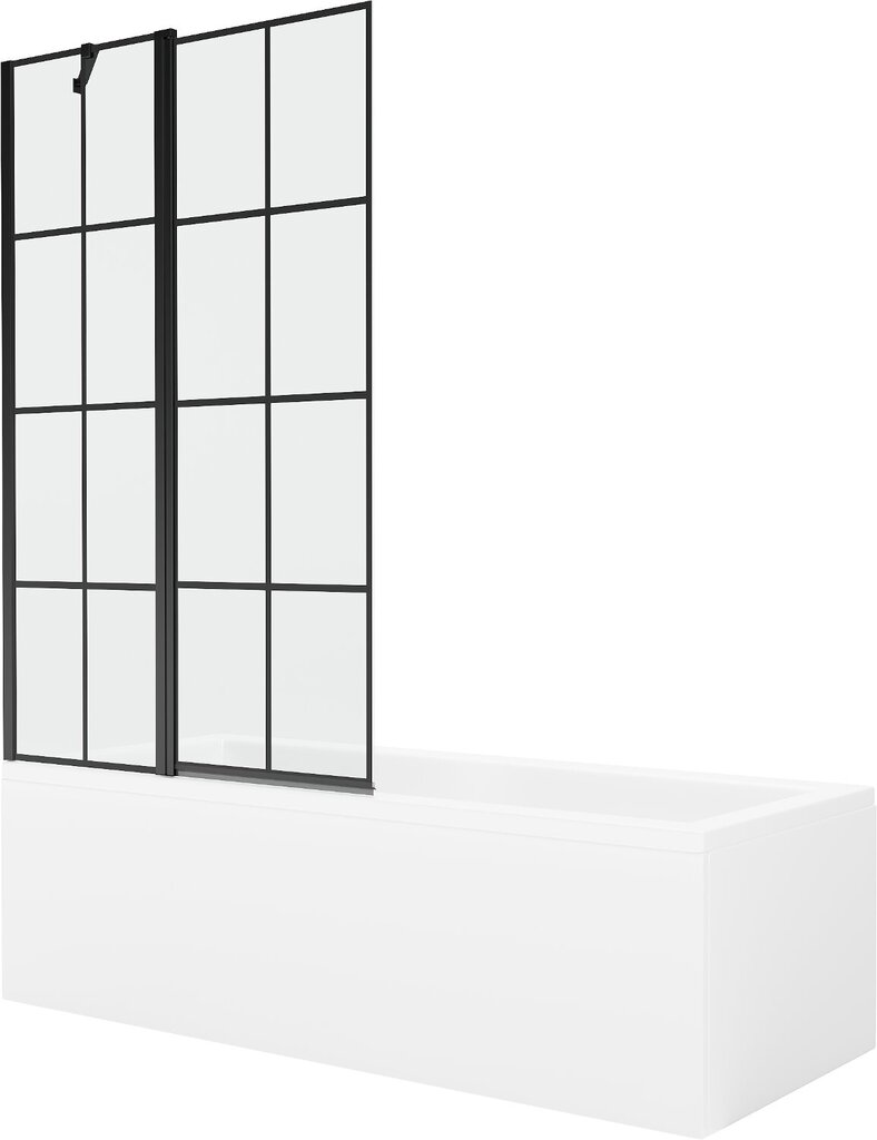 Kylpyamme Mexen Cubik paneeleilla ja lasiseinällä, 170x70 cm + 100 cm hinta ja tiedot | Kylpyammeet | hobbyhall.fi