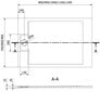 Suorakaiteen muotoinen suihkuallas Mexen Otto SMC, 120 x 80 cm hinta ja tiedot | Suihkualtaat | hobbyhall.fi