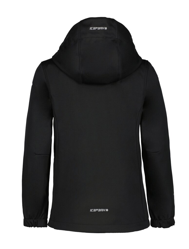 Icepeak lasten softshell-takki Kleve 51896-9*992, musta/fuksia hinta ja tiedot | Tyttöjen takit | hobbyhall.fi