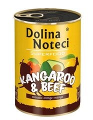 Dolina Noteci Premium SuperFood koiran täysravinto kengurulla ja naudanlihalla, 6x400 g hinta ja tiedot | Koiran märkäruoka | hobbyhall.fi