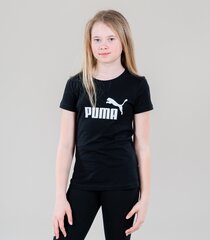 Puma lasten T-paita 587029*01, musta/valkoinen hinta ja tiedot | Poikien paidat | hobbyhall.fi