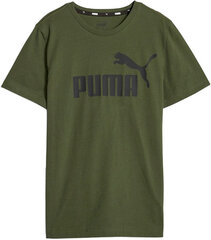 Puma T-Paita Ess Logo Tee Khaki 586960 31 586960 31/176 hinta ja tiedot | Poikien paidat | hobbyhall.fi