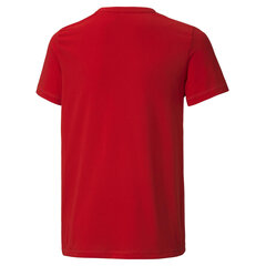 Puma T-Paita Active Small Logo Red 586980 11 586980 11/152 hinta ja tiedot | Poikien paidat | hobbyhall.fi