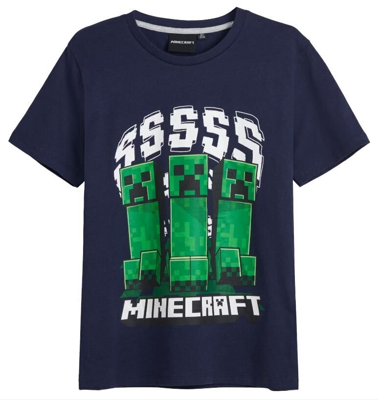 T-paita pojille Minecraft, sininen hinta ja tiedot | Poikien paidat | hobbyhall.fi