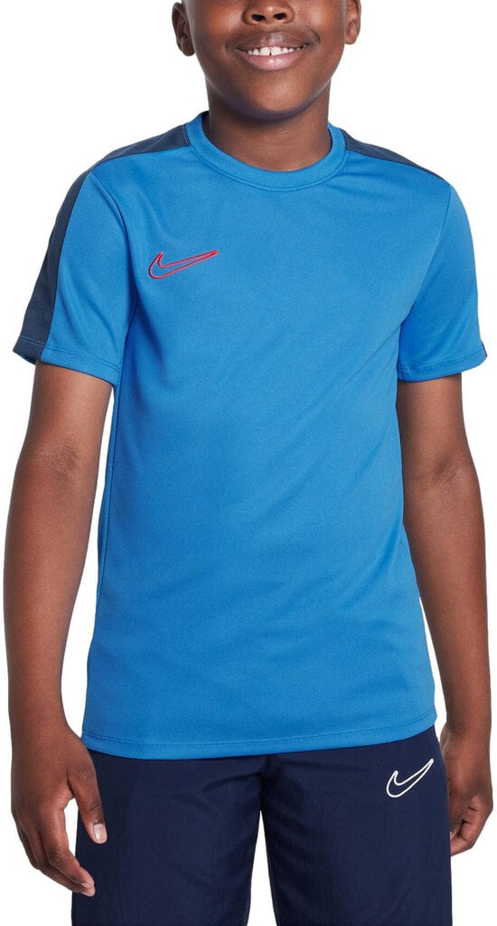 Nike T-paita K Nk Df Acd3 Top Ss Br Blue DX5482 435 DX5482 435/L hinta ja tiedot | Poikien paidat | hobbyhall.fi