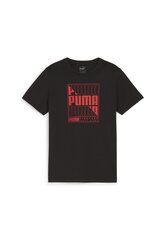 Puma T-Paita Graphics Wor Tee Black 680298 01 680298 01/140 hinta ja tiedot | Poikien paidat | hobbyhall.fi