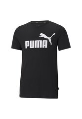 Puma T-Paita Ess Logo Tee Black 586960 01 586960 01/152 hinta ja tiedot | Poikien paidat | hobbyhall.fi