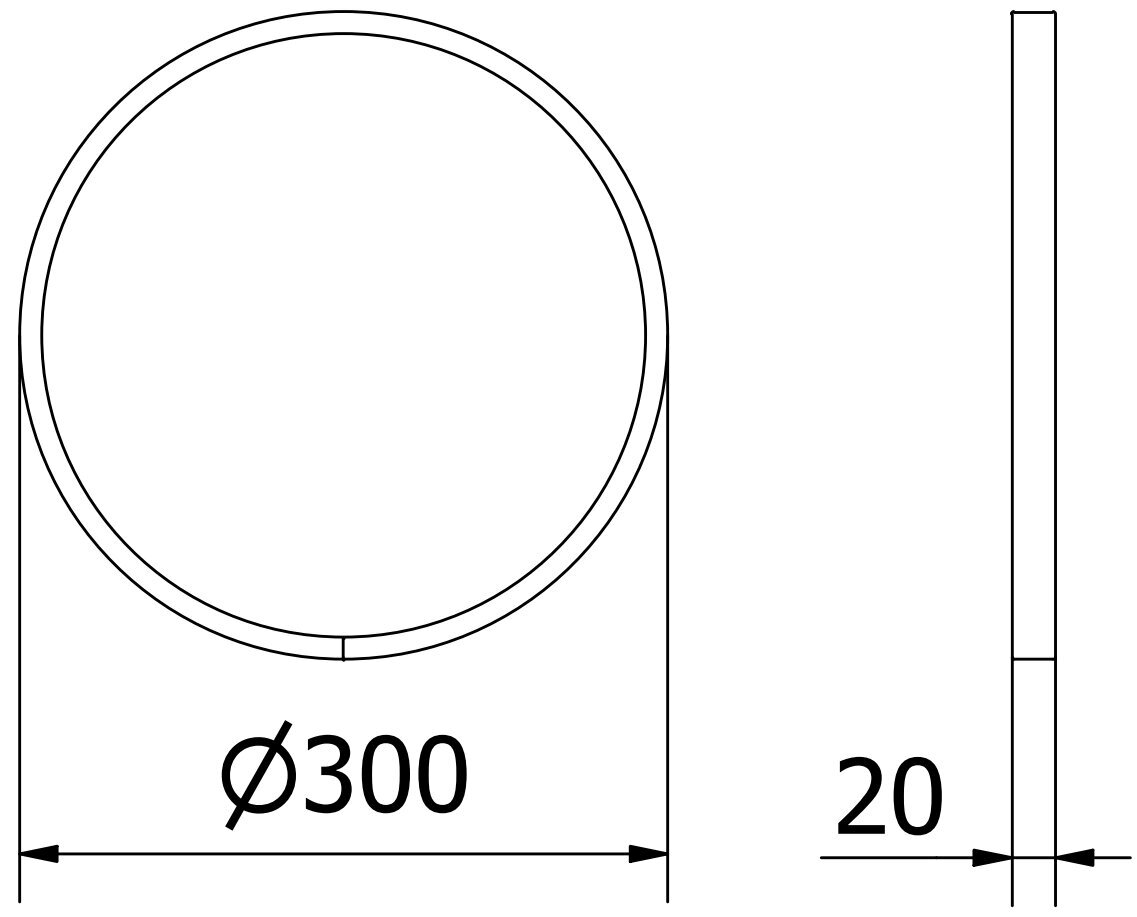 Kylpyhuonepeili Mexen Loft Round, 30 cm, kultainen hinta ja tiedot | Kylpyhuonepeilit | hobbyhall.fi