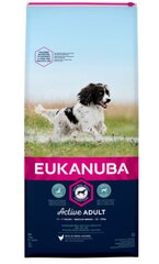 Eukanuba Active Adult Small Breed koiranruoka, siipikarjaa, 12 kg hinta ja tiedot | Koiran kuivaruoka | hobbyhall.fi