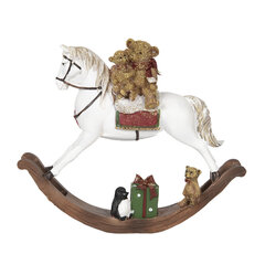 Joulunalle hevosen selässä lahjalla 21 x 5 x 17 cm hinta ja tiedot | Joulukuusen koristeet | hobbyhall.fi