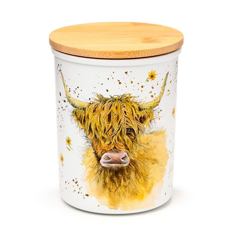 2 säilytyspurkkia S/M - Highland Coo Cow hinta ja tiedot | Elintarvikkeiden säilytysastiat | hobbyhall.fi