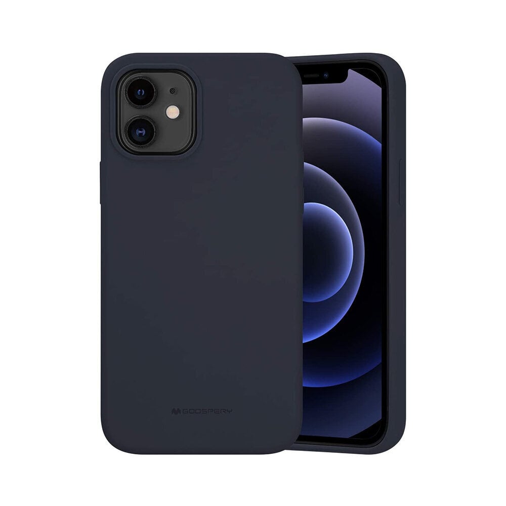 iPhone 11 (6,1″) Mercury Goospery silikonikotelo – Tummansininen hinta ja tiedot | Puhelimen kuoret ja kotelot | hobbyhall.fi