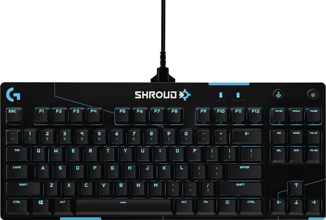 Logitech G Pro X Shroud Edition, GX Red, US hinta ja tiedot | Näppäimistöt | hobbyhall.fi