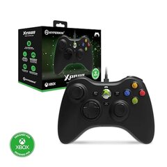 Hyperkin Xenon langallinen ohjain, virallisesti lisensoitu Xbox 360 -jäljennös, musta hinta ja tiedot | Ohjaimet ja lisätarvikkeet | hobbyhall.fi