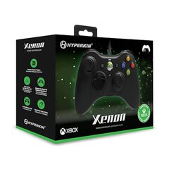 Hyperkin Xenon langallinen ohjain, virallisesti lisensoitu Xbox 360 -jäljennös, musta hinta ja tiedot | Ohjaimet ja lisätarvikkeet | hobbyhall.fi