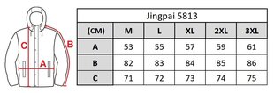 Miesten takki Jingpai 5813, sininen hinta ja tiedot | Miesten ulkoilutakit | hobbyhall.fi