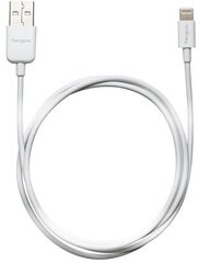 TARGUS Apple Lightning To USB Cable Wht hinta ja tiedot | Puhelinkaapelit | hobbyhall.fi