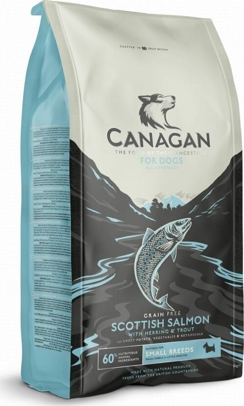 Canagan Scottish Salmon SB koiran täysravinto lohella, 2 kg hinta ja tiedot | Koiran kuivaruoka | hobbyhall.fi