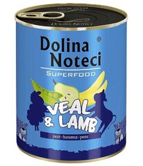 Dolina Noteci Premium SuperFood vasikan- ja lampaanlihaa, 6x400 g hinta ja tiedot | Koiran märkäruoka | hobbyhall.fi