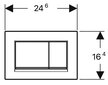 Huuhtelupainike Geberit Sigma30,115.883.01.1 hinta ja tiedot | WC-istuimen lisätarvikkeet | hobbyhall.fi