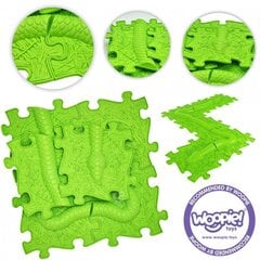 Matto-palapeli Woopie Green Snake, 6p. hinta ja tiedot | Leikkimatot | hobbyhall.fi