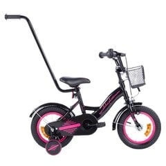 Polkupyörä TOMABIKE 12" musta ja pinkki hinta ja tiedot | Polkupyörät | hobbyhall.fi