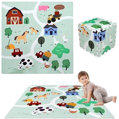 Matto-palapeli Humbi Farm, 90x90 cm, 9 d. hinta ja tiedot | Leikkimatot | hobbyhall.fi