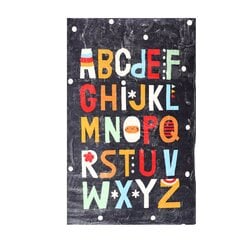 Opetusmatto Alphabet, 140x80 cm, sininen hinta ja tiedot | Leikkimatot | hobbyhall.fi