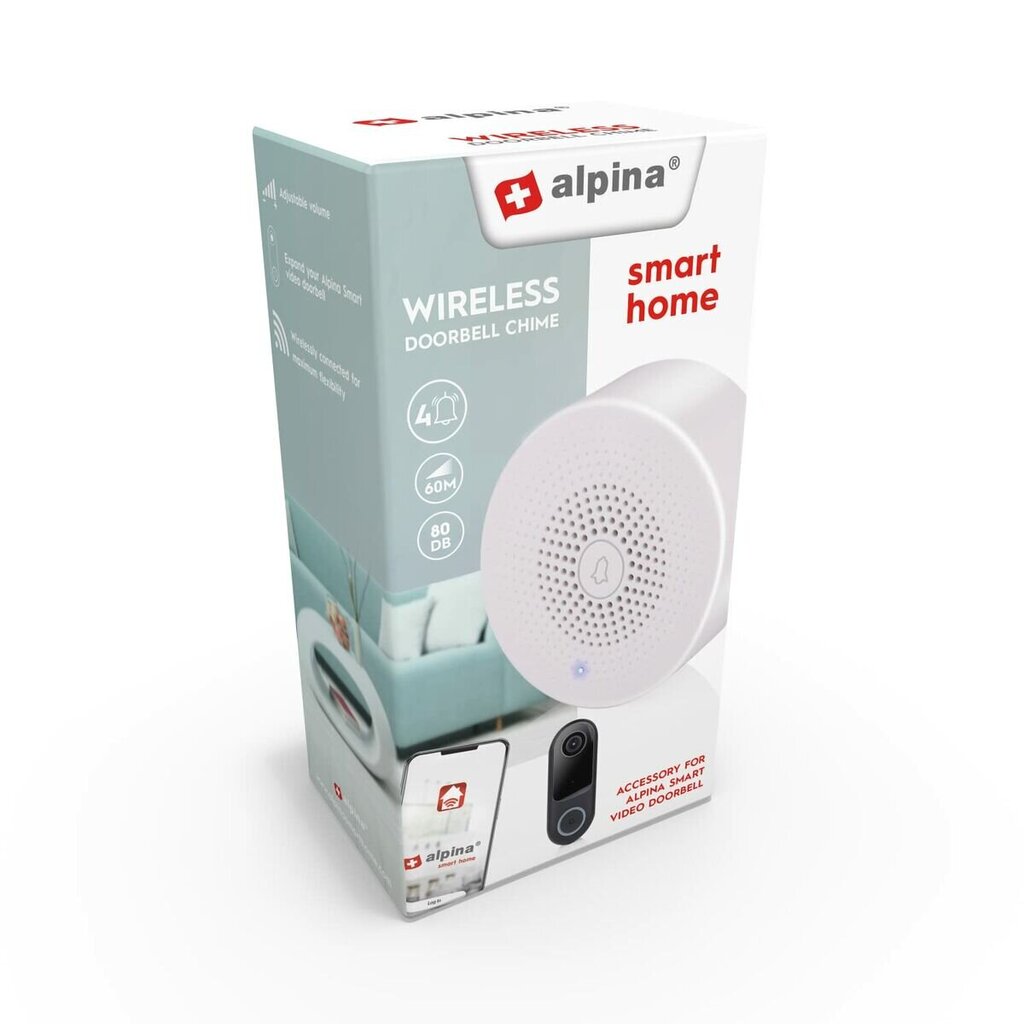 Ovikello Alpina Wireless hinta ja tiedot | Ovikellot | hobbyhall.fi